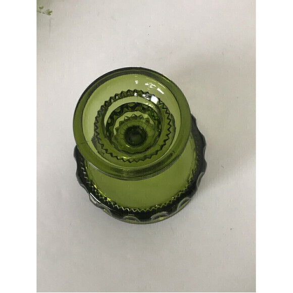 VINTAGE Indiana Glass Kings Crown Pedestal Compote - Picture 4 of 4